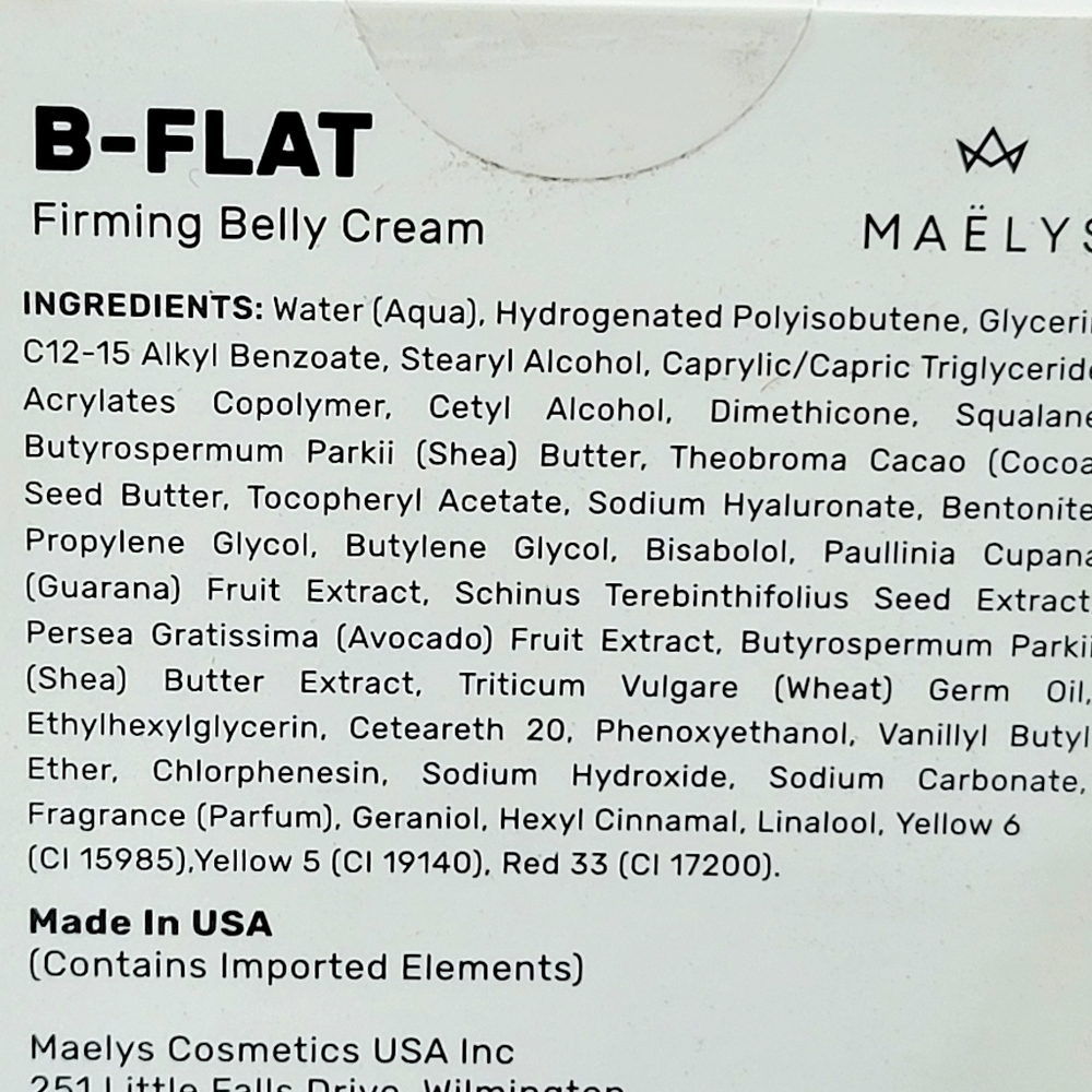 Maelys B-Flat Firming Belly Cream - Picture 2 of 3